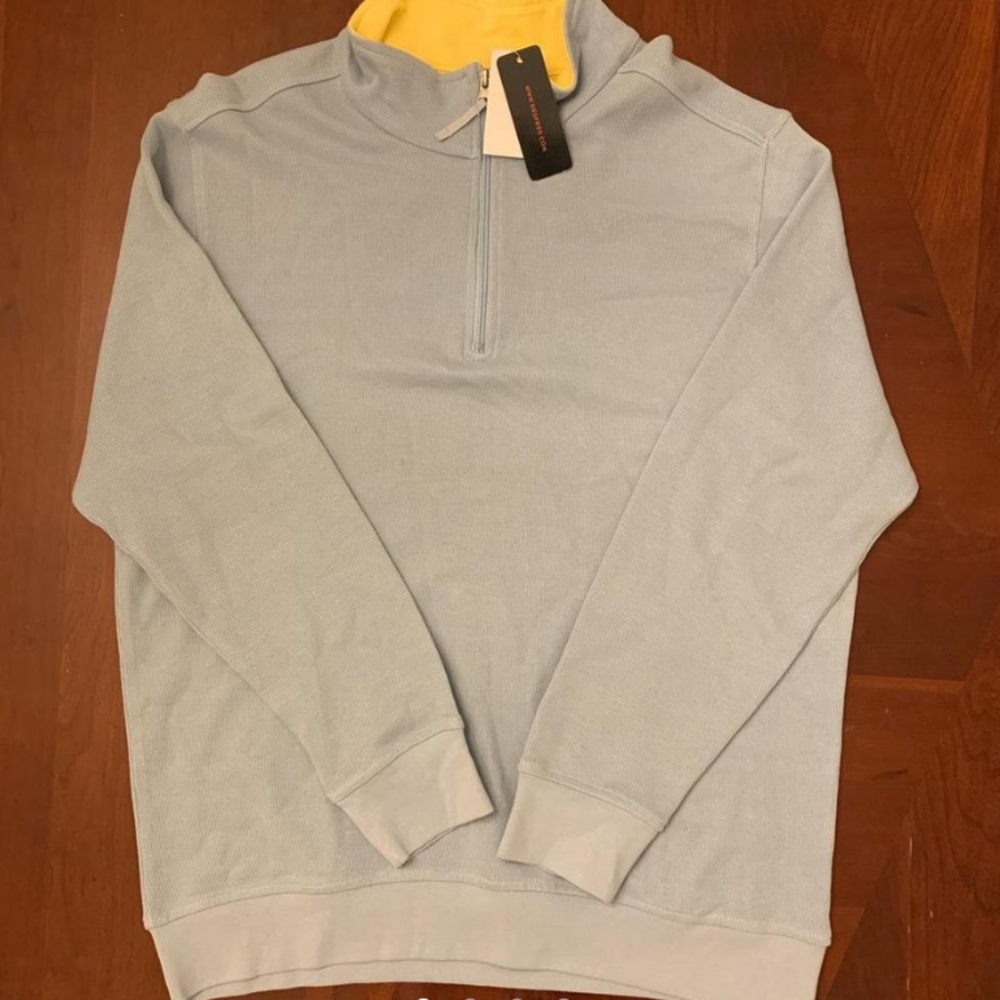 Pastel blue long sleeve sweater